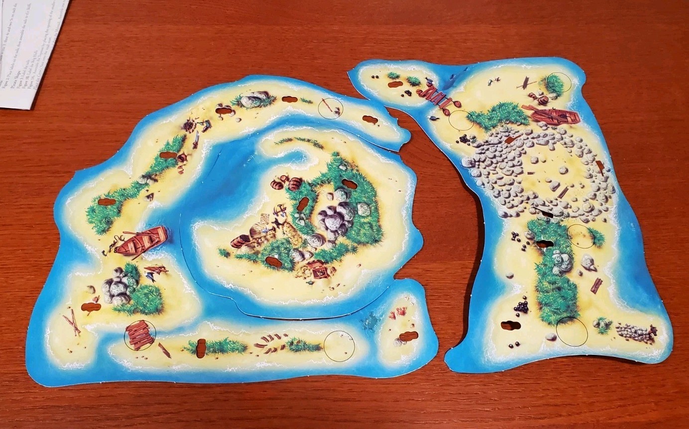 Weapons & Warriors Pirate Battle Board Game Role Playing Pressman 99% Complete