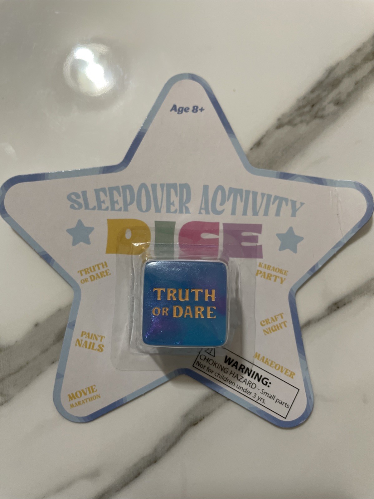 Target Bullseye Playground (2) Sleepover Games, Scavenger Hunt & Activity Dice