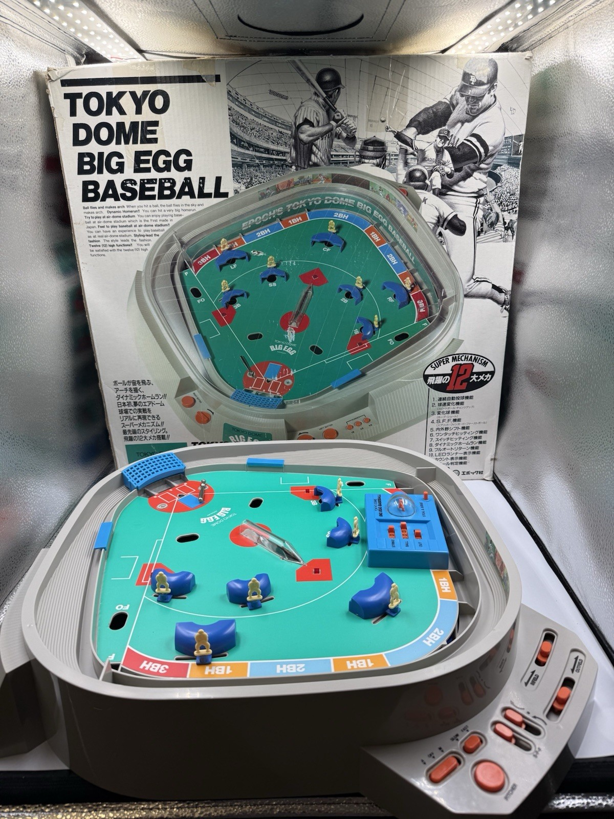 Vintage Rare Baseball Epoch 1988 Big Egg Tokyo Dome As Is For Parts Korakuen