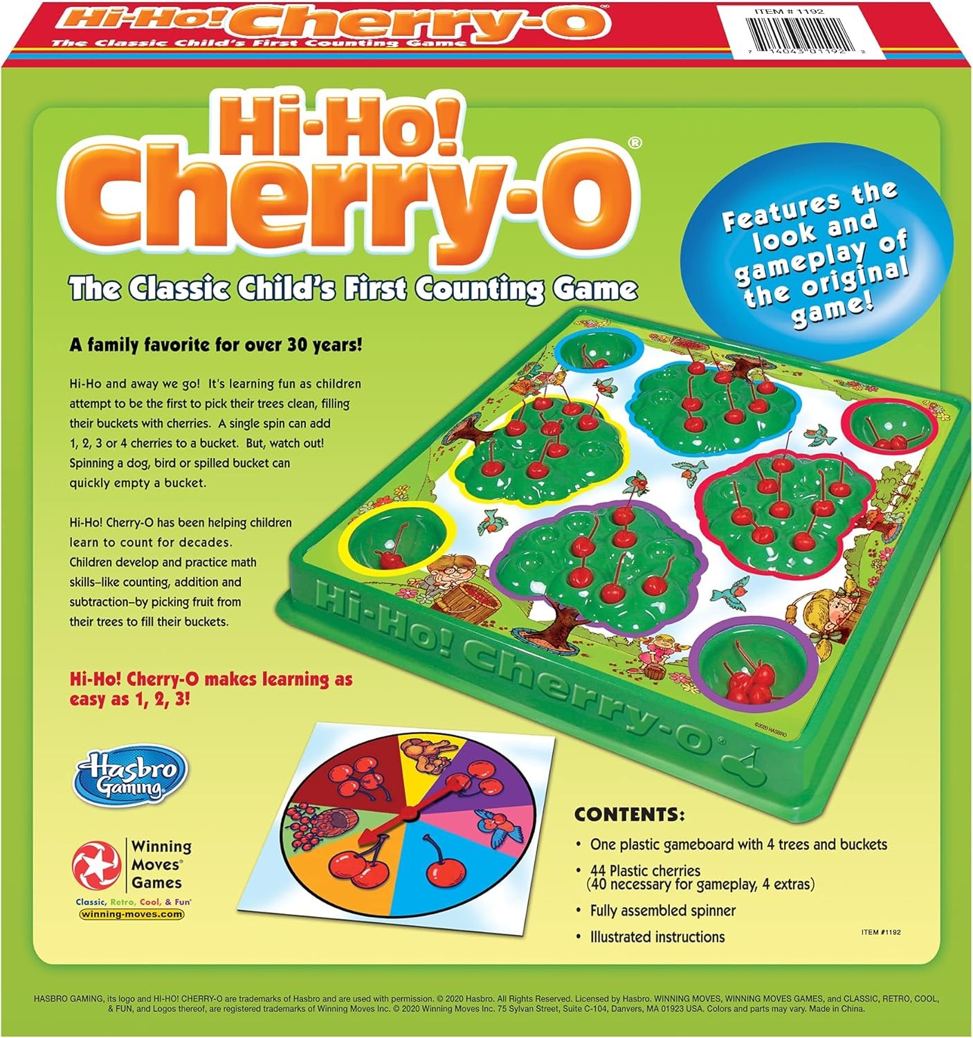 Winning Moves Games Hi – Ho! Cherry – O Board Game