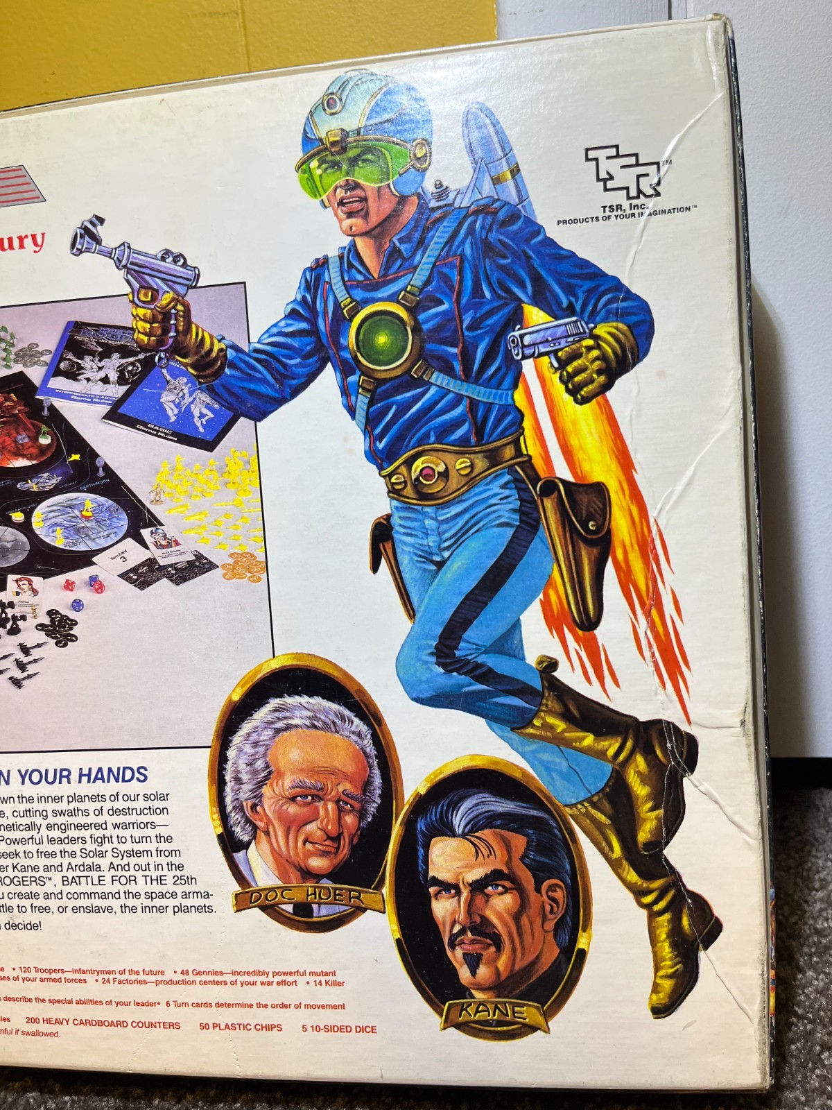 Buck Rogers – Battle for the 25th Century Board Game TSR Box OK/Components VG