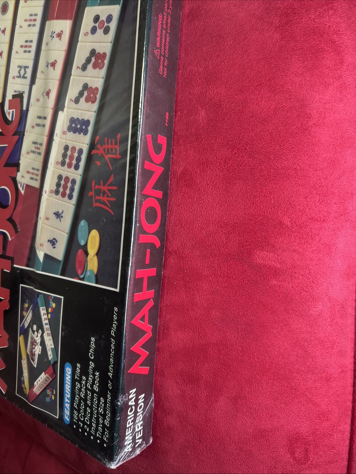 Mah Jong American Version set by Hansen / SEALED 166 Set Box Shows Wear