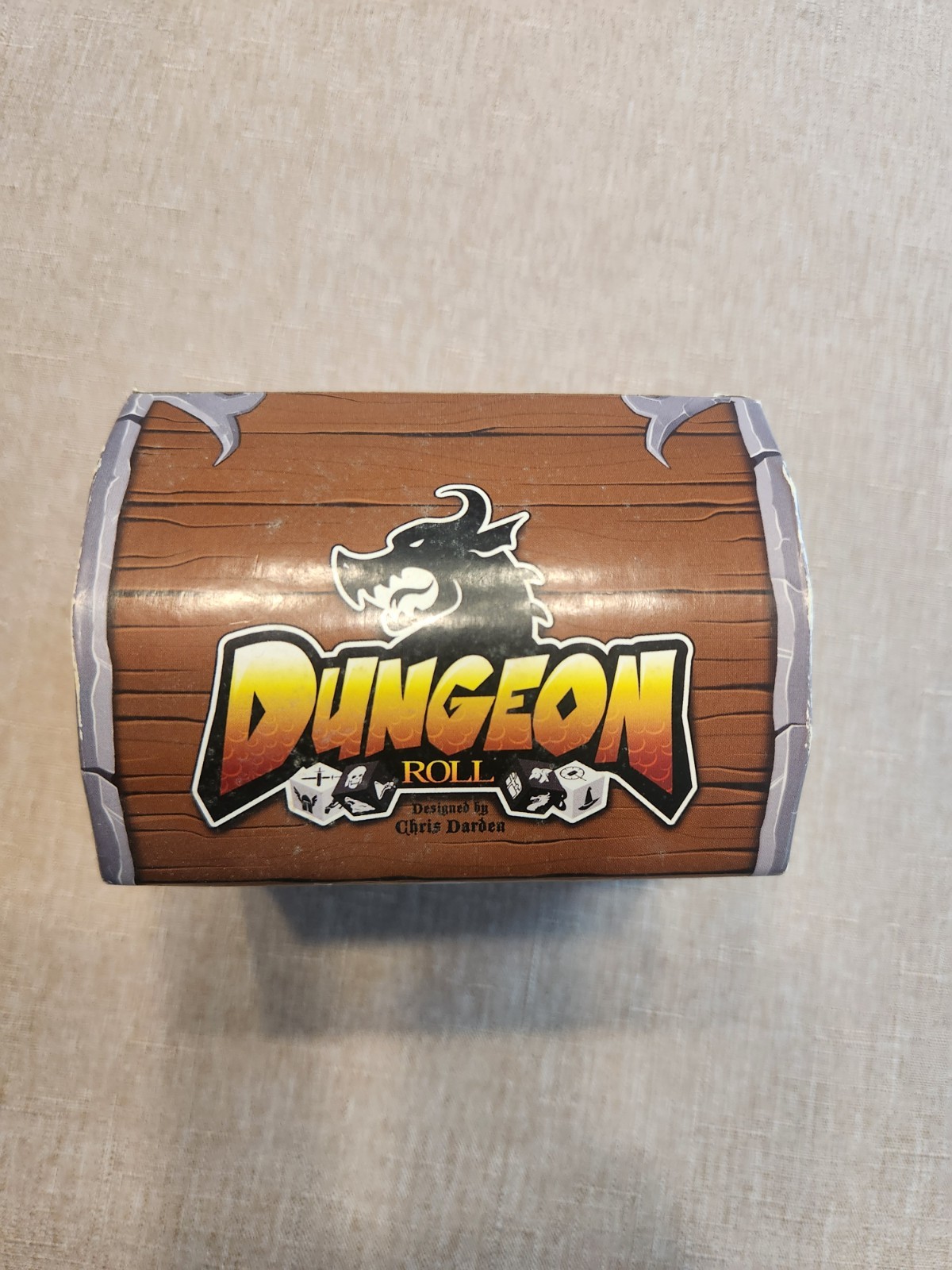 Dungeon Roll Dice Game with Winter Heroes Promo Pack TMG 2013 (1 Token Missing)