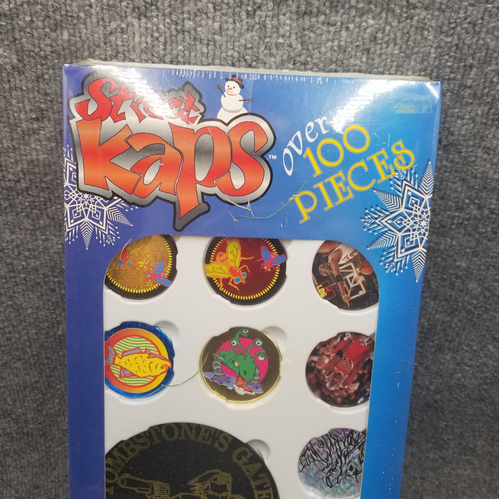 Vintage Street Kaps Pogs Set Sealed 100+ Pieces Michael Jordan & Slammers 1995