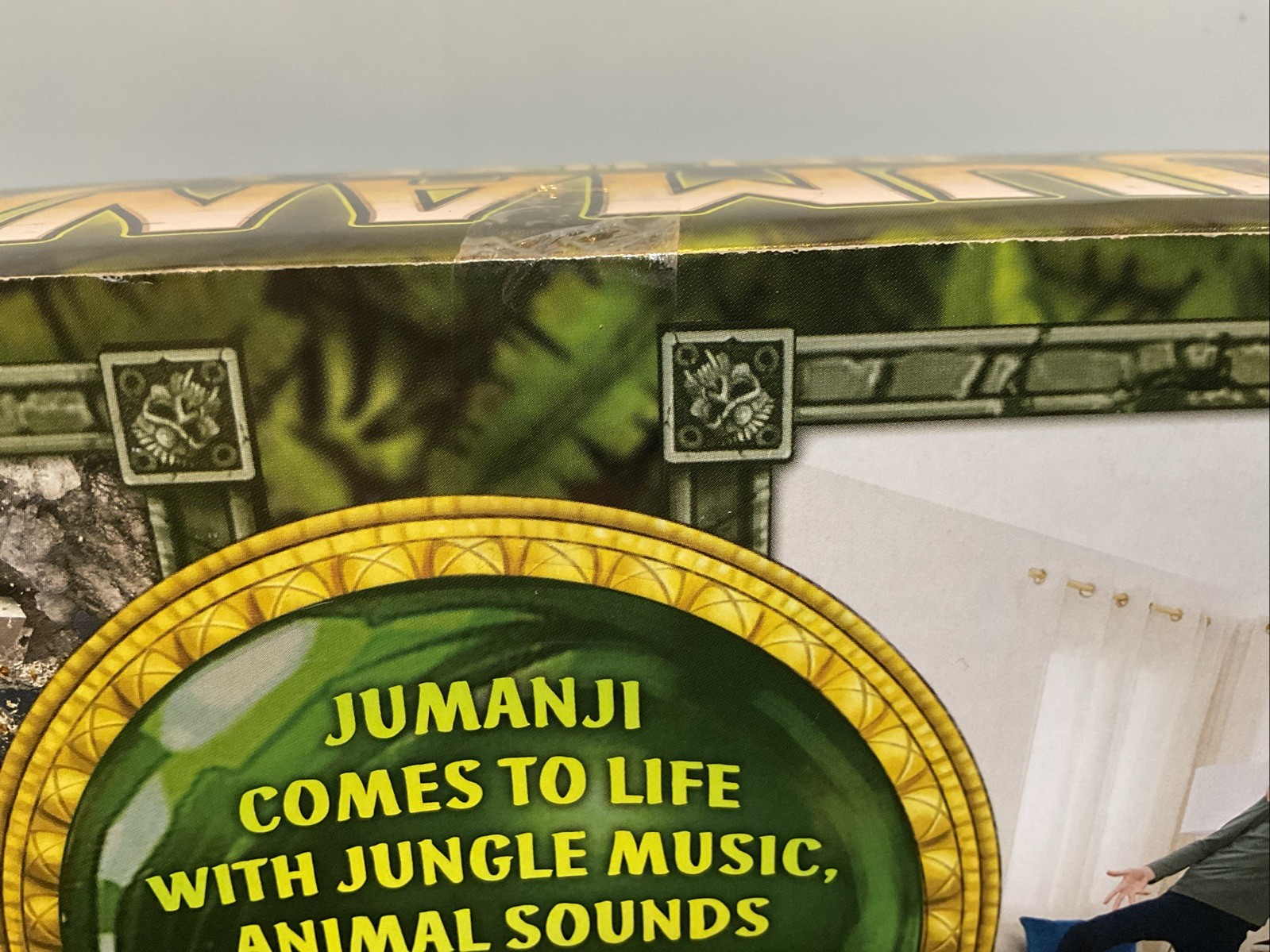Jumanji Deluxe Electronic Adventure Board Game W/ Lights & Sound NIB New Sealed
