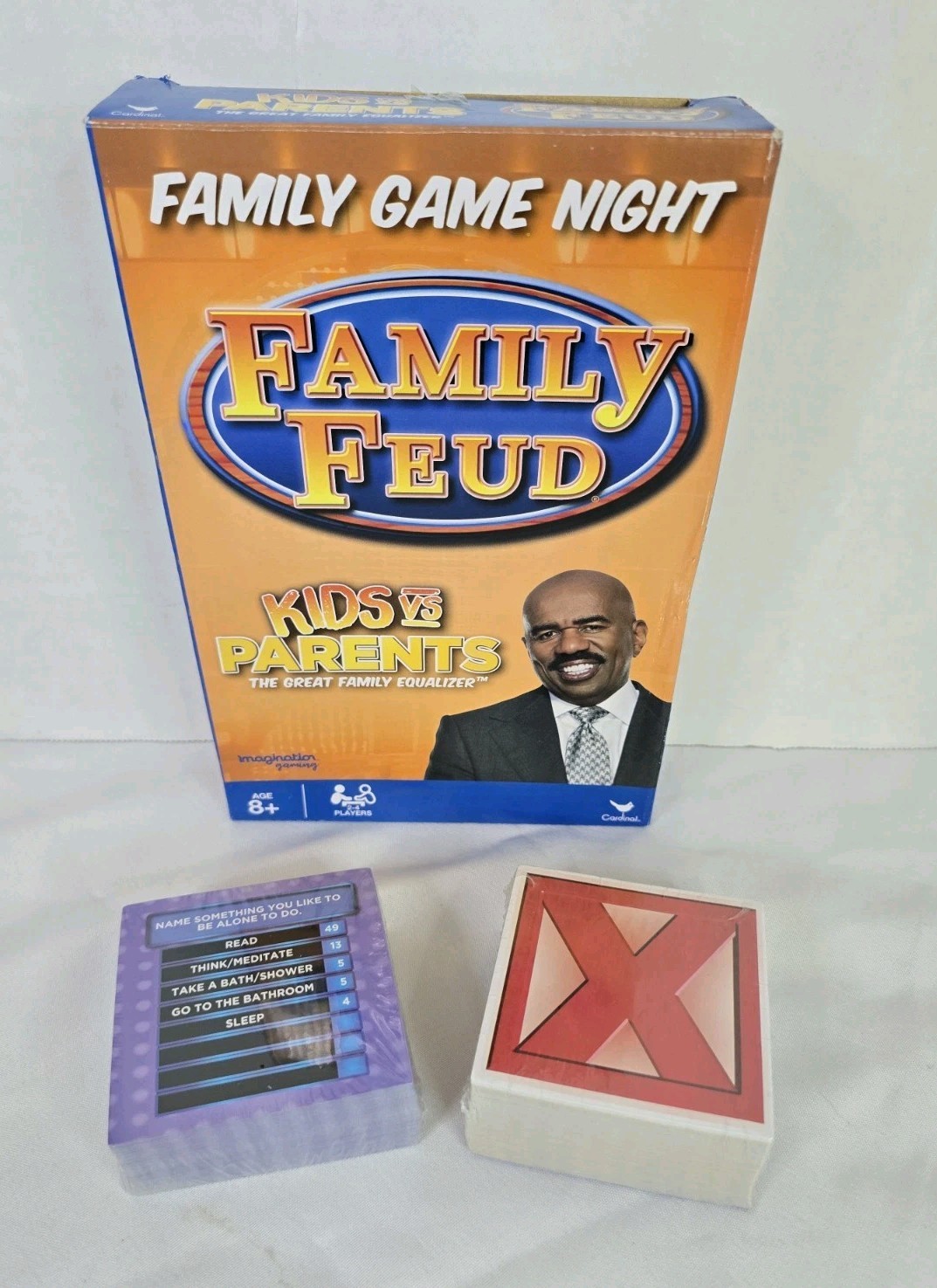 Family Feud Kids Vs Parents 2-4 players ages 8+ New 2018 Open Box Cards Sealed