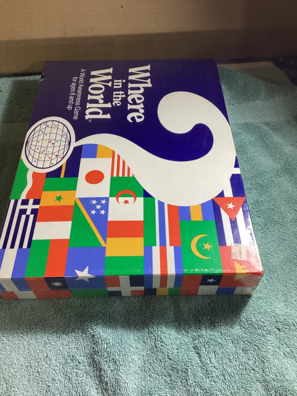 “Where In The World” a World Awareness Game Vintage1986 Ages 8 & Up NEW