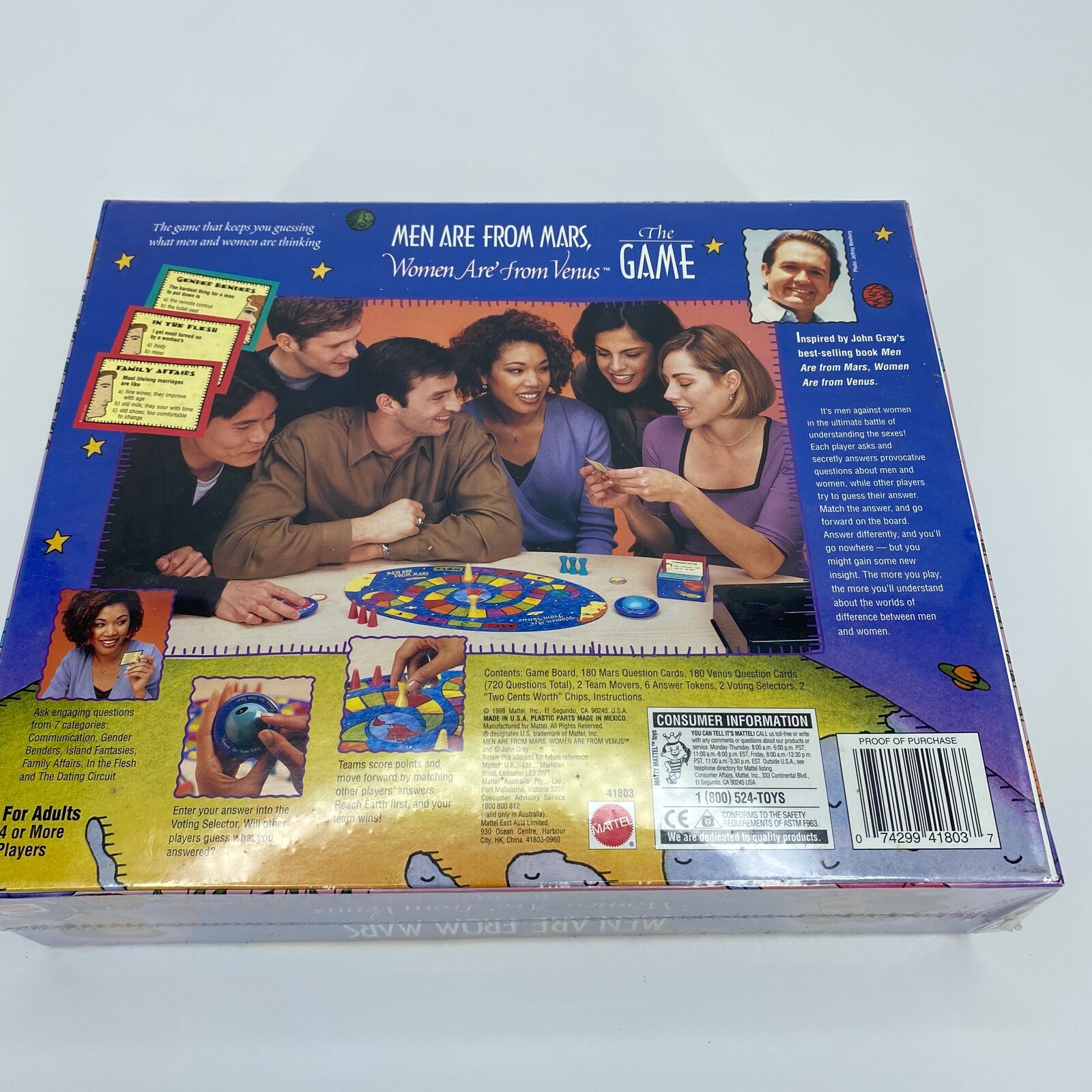 Vintage Board Game Men are From Mars Women are From Venus 1998 NEW IN SEALED BOX