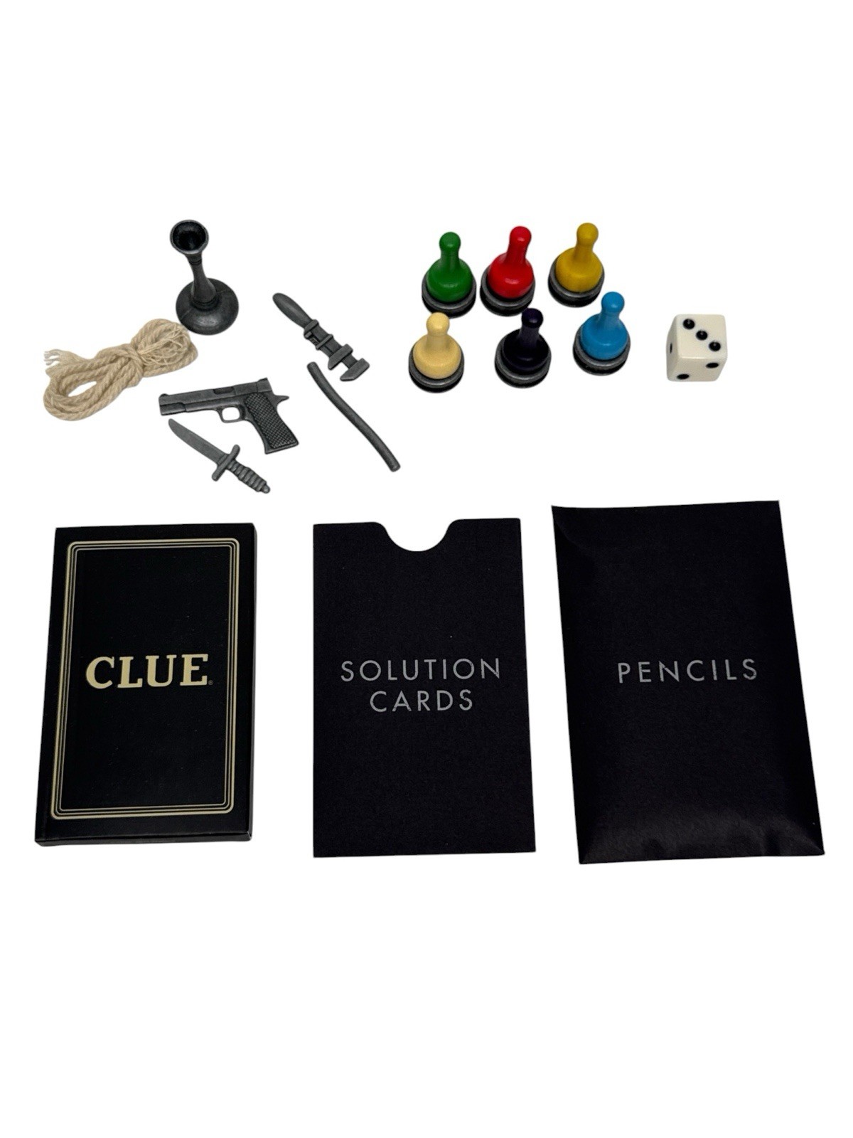 Clue Vintage Bookshelf Edition Board Game Parker Brothers WS Game Company
