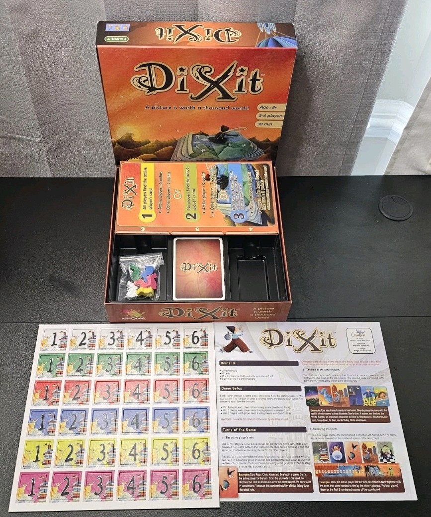 Dixit Board Game A Picture Is Worth A Thousand Words 2015 – 100% Complete