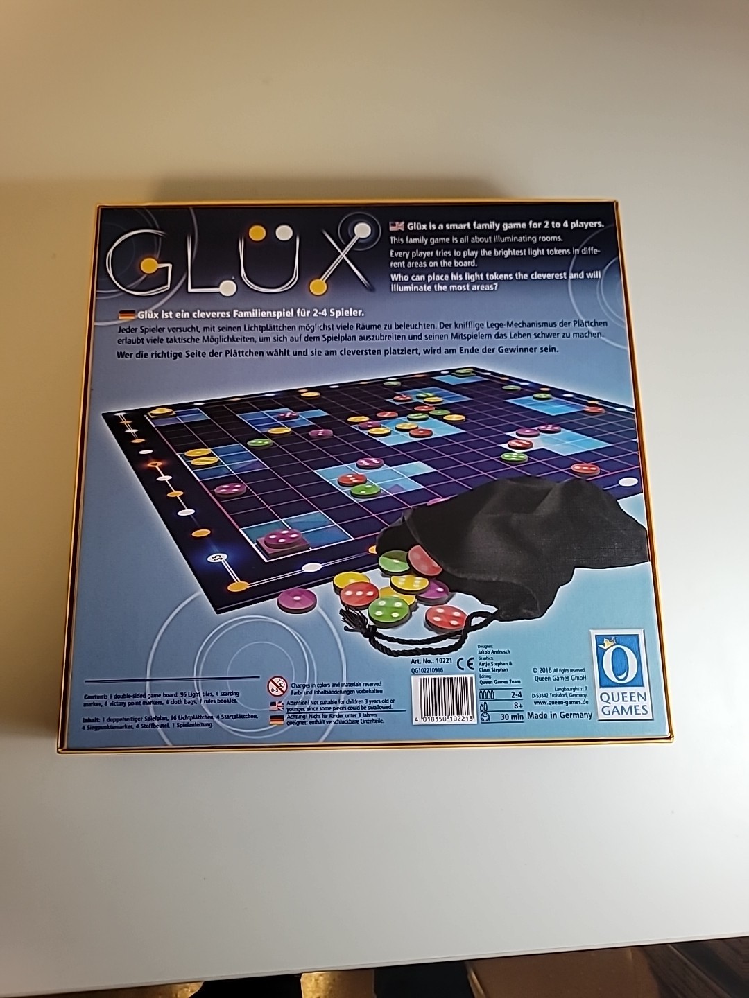 Glux 2016, Queen Games, Pre-Owned