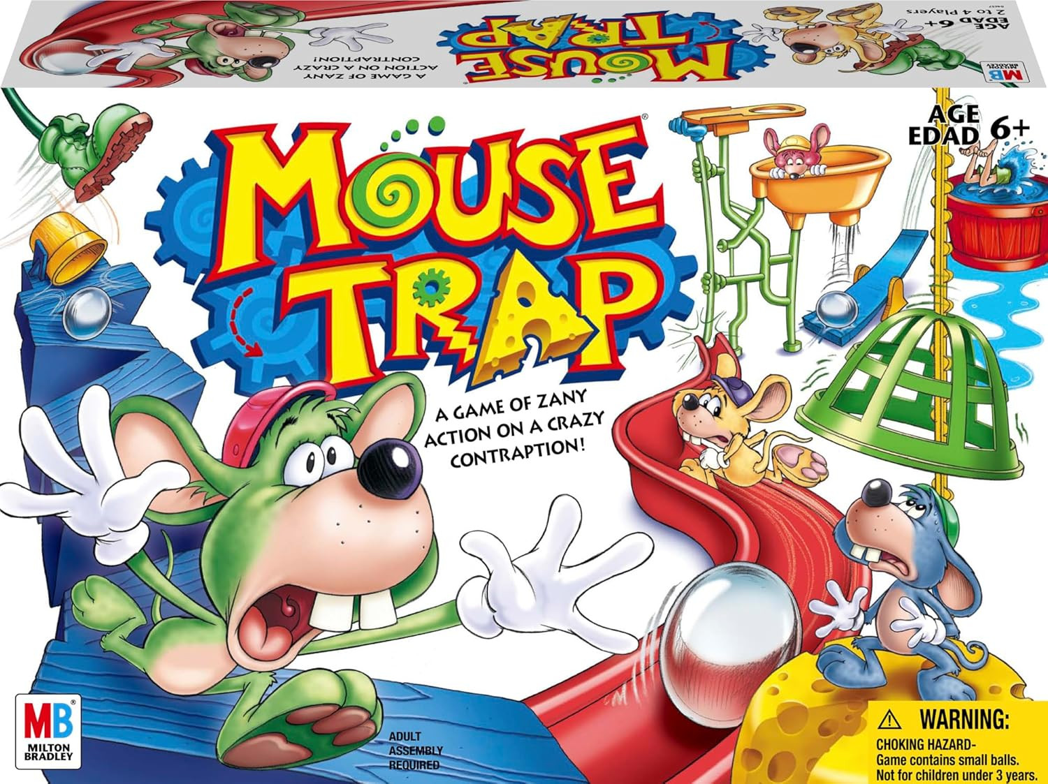 MOUSE TRAP BOARD GAME FOR KIDS 6 AND UP Fun Family Strategy Interactive Gameplay