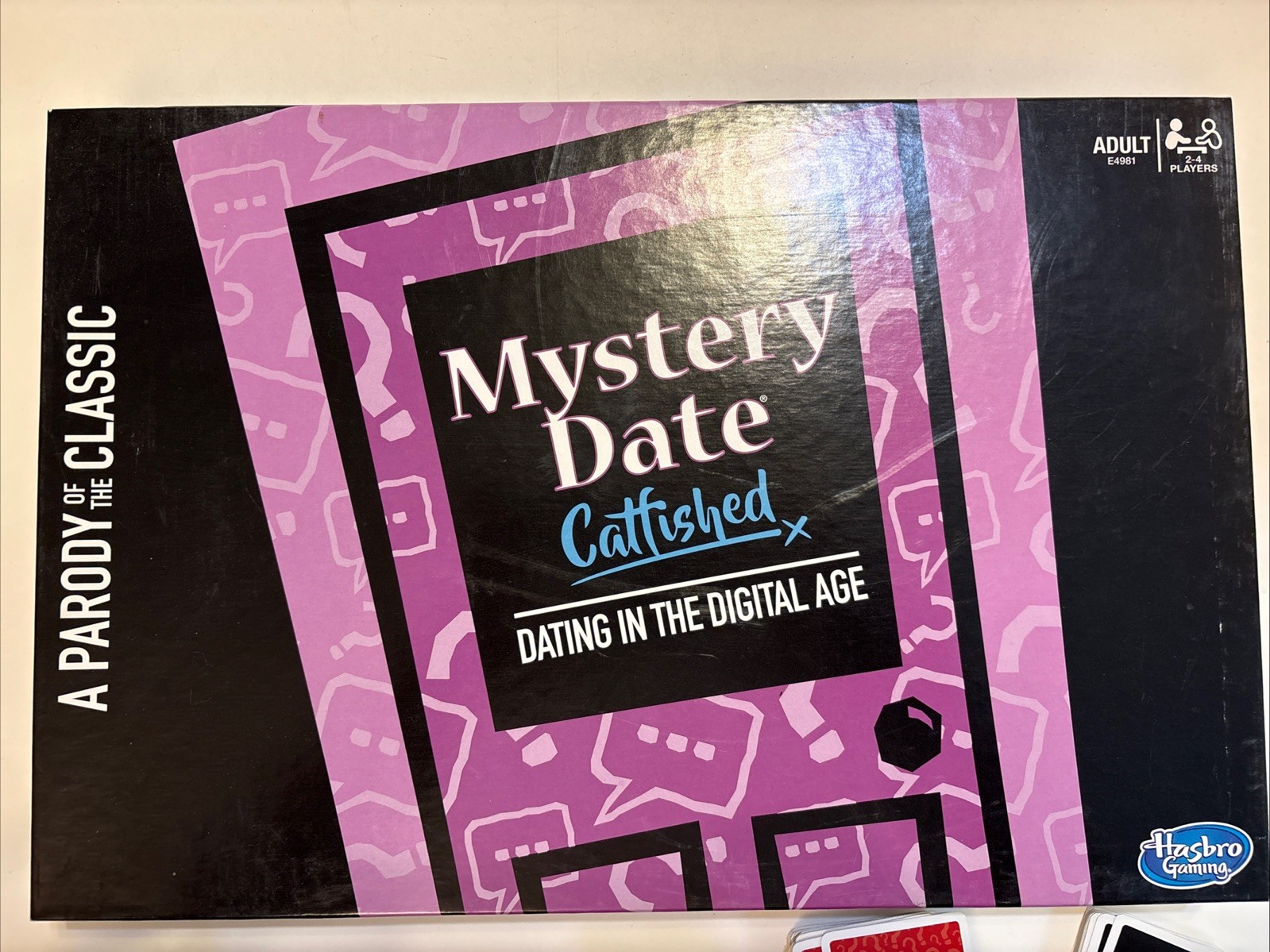 Mystery Date Catfished Board Game Hasbro Adult PREOWNED