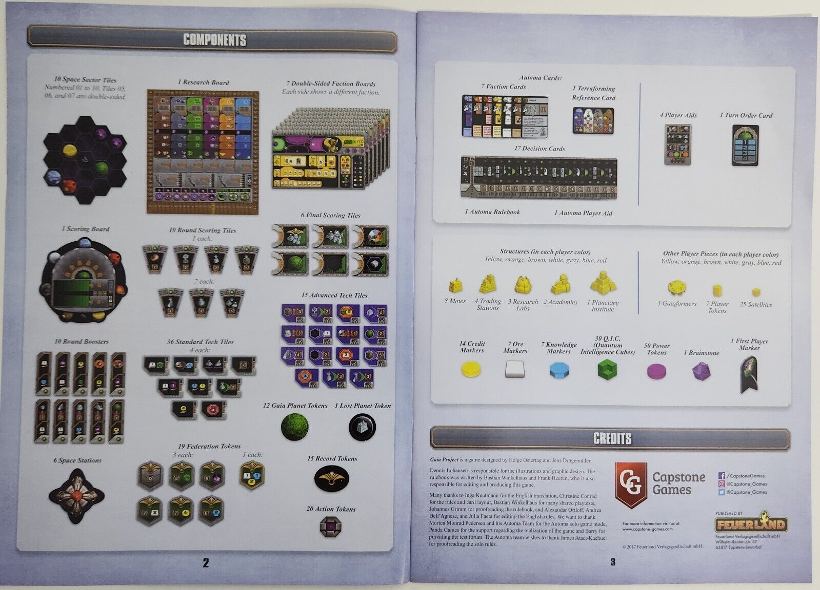 Gaia Project boardgame by Capstone Games SEALED