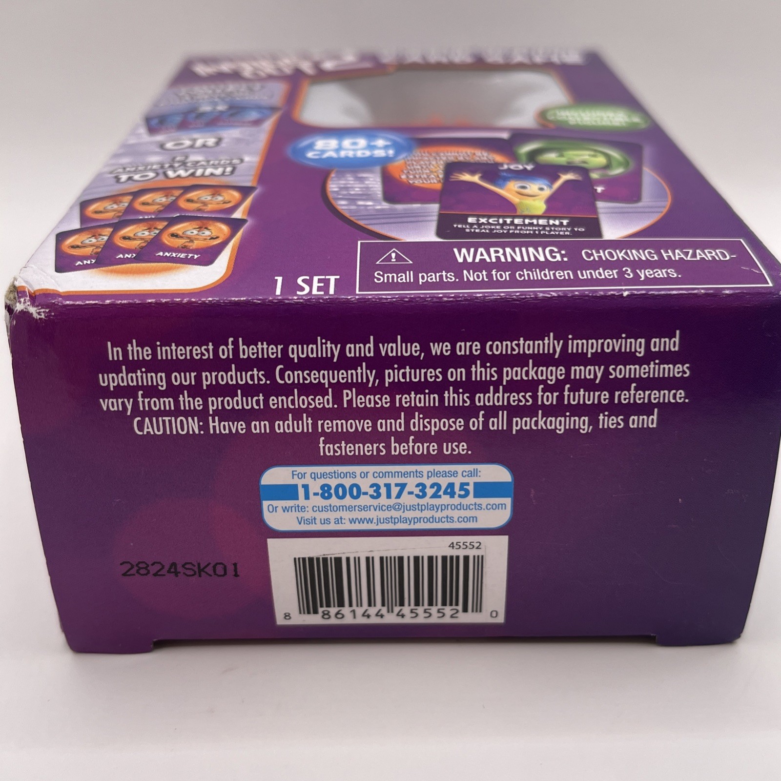Just Play Disney & Pixar Inside Out 2 Mixed-Up Emotions Card Game – 1 Set BNIB