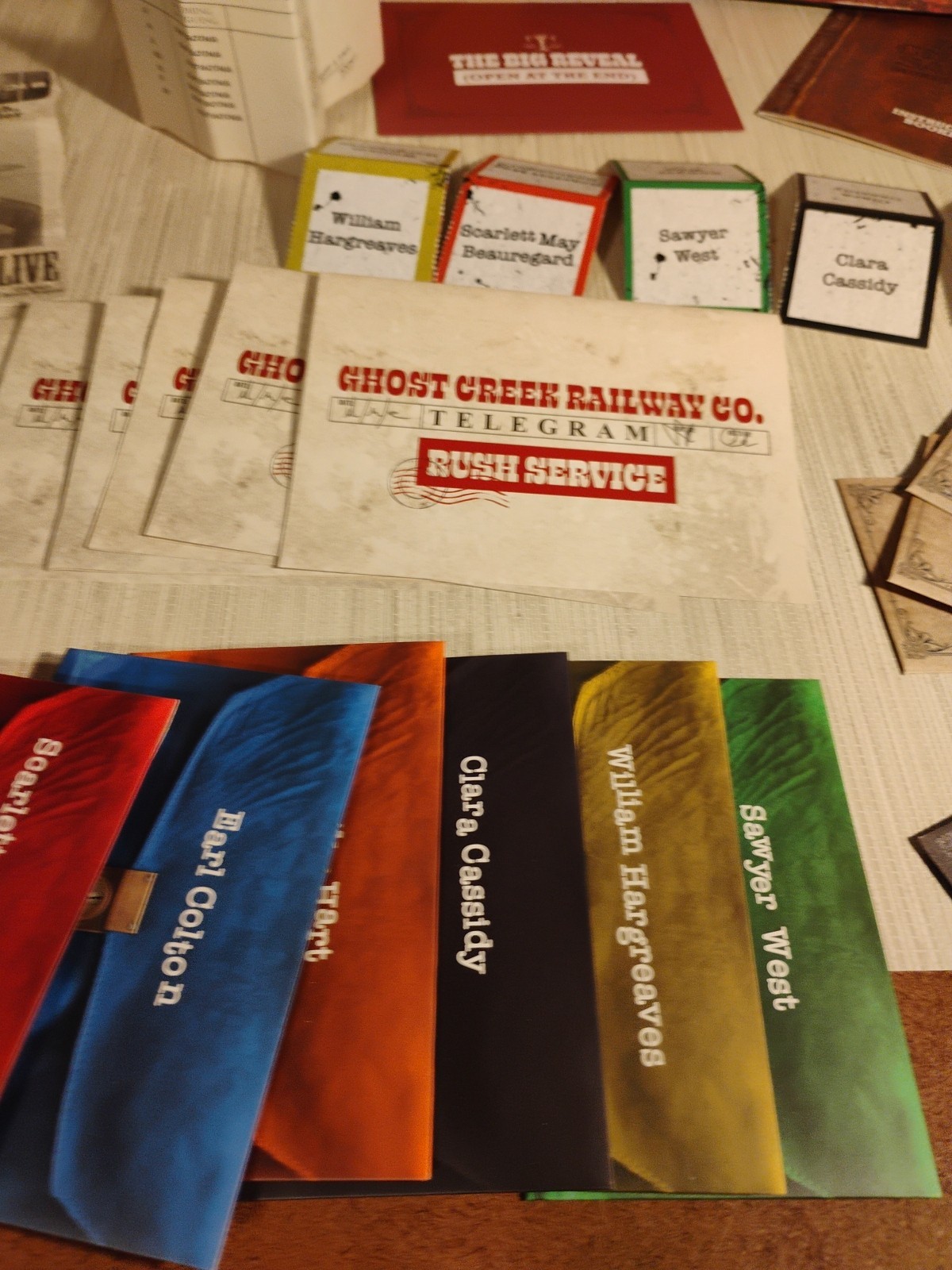 Last Chance Saloon Murder Mystery Game Missing One Envelope