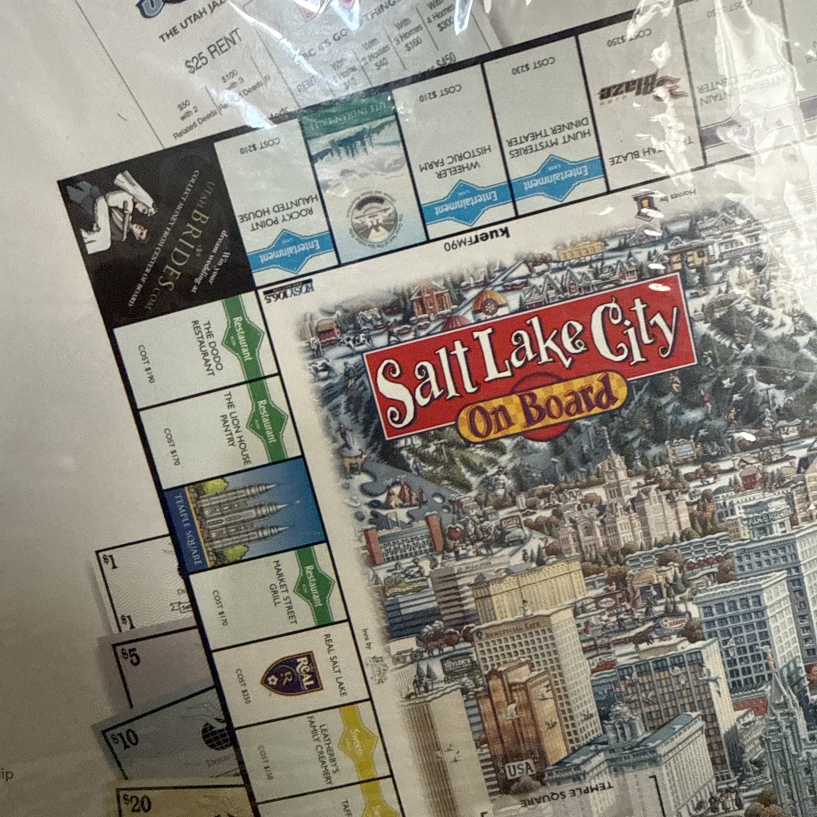SEALED Salt Lake City On Board Family Night Game Salt Lake Utah Theme Mormon LDS