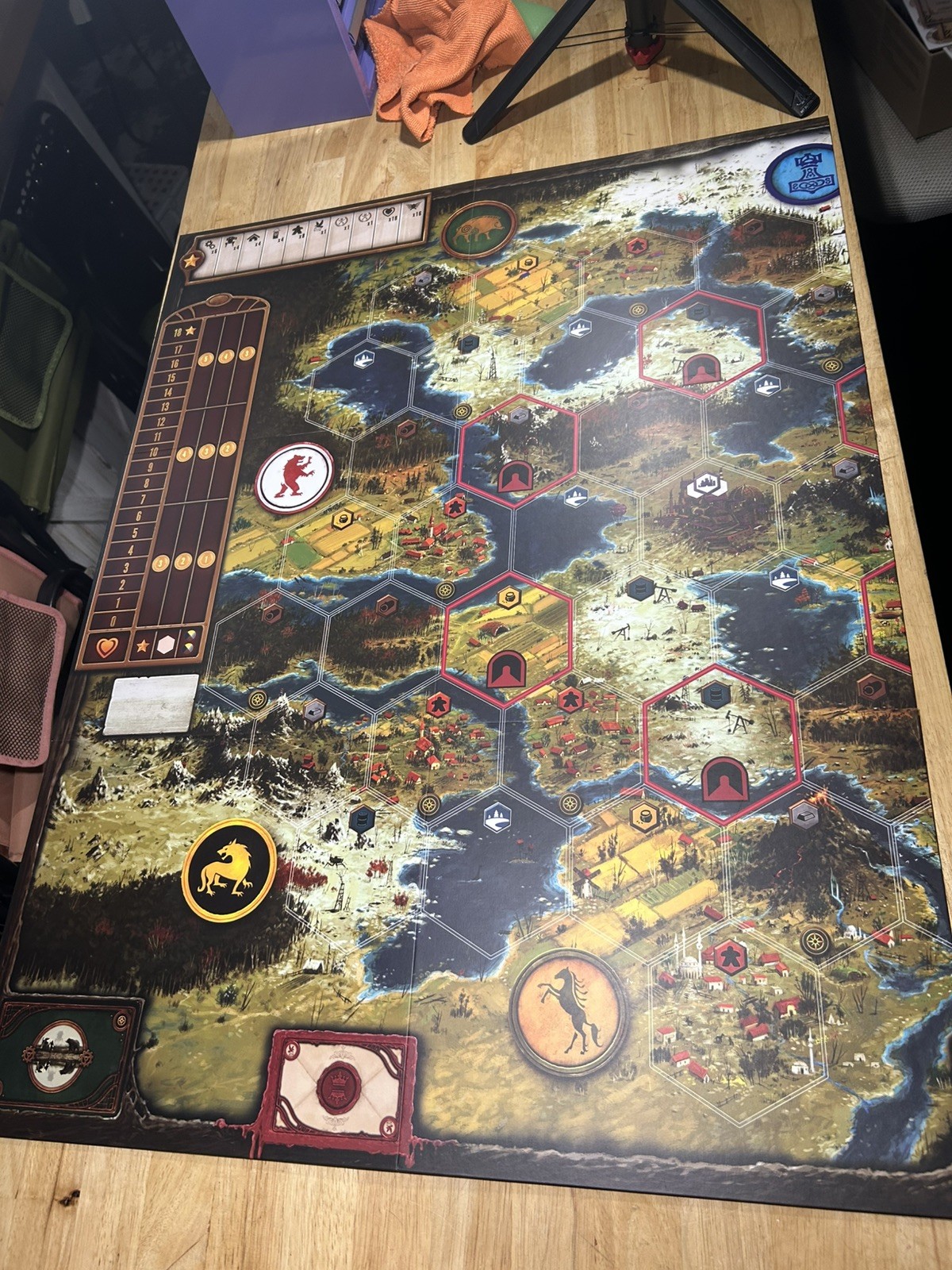 Stonemaier Games Scythe Board Game, 1-5 Players, Ages 14+, READ DESCRIPTION