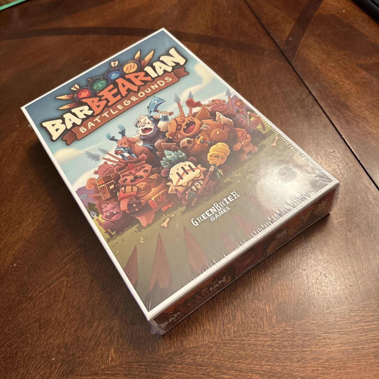 New In Shrink GreenBrier Games BARBEARIAN BATTLEGROUNDS Board Game – Barbarian