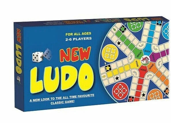 New Ludo Board Game (Multi-Color) For All Ages 2 – 6 Players US