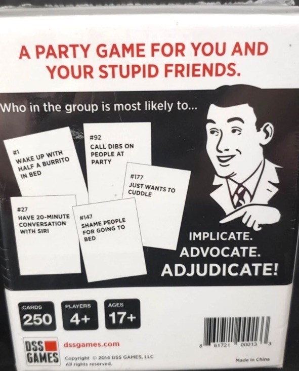 Whos Most Likely to… A Party Game – BRAND NEW & Factory Sealed