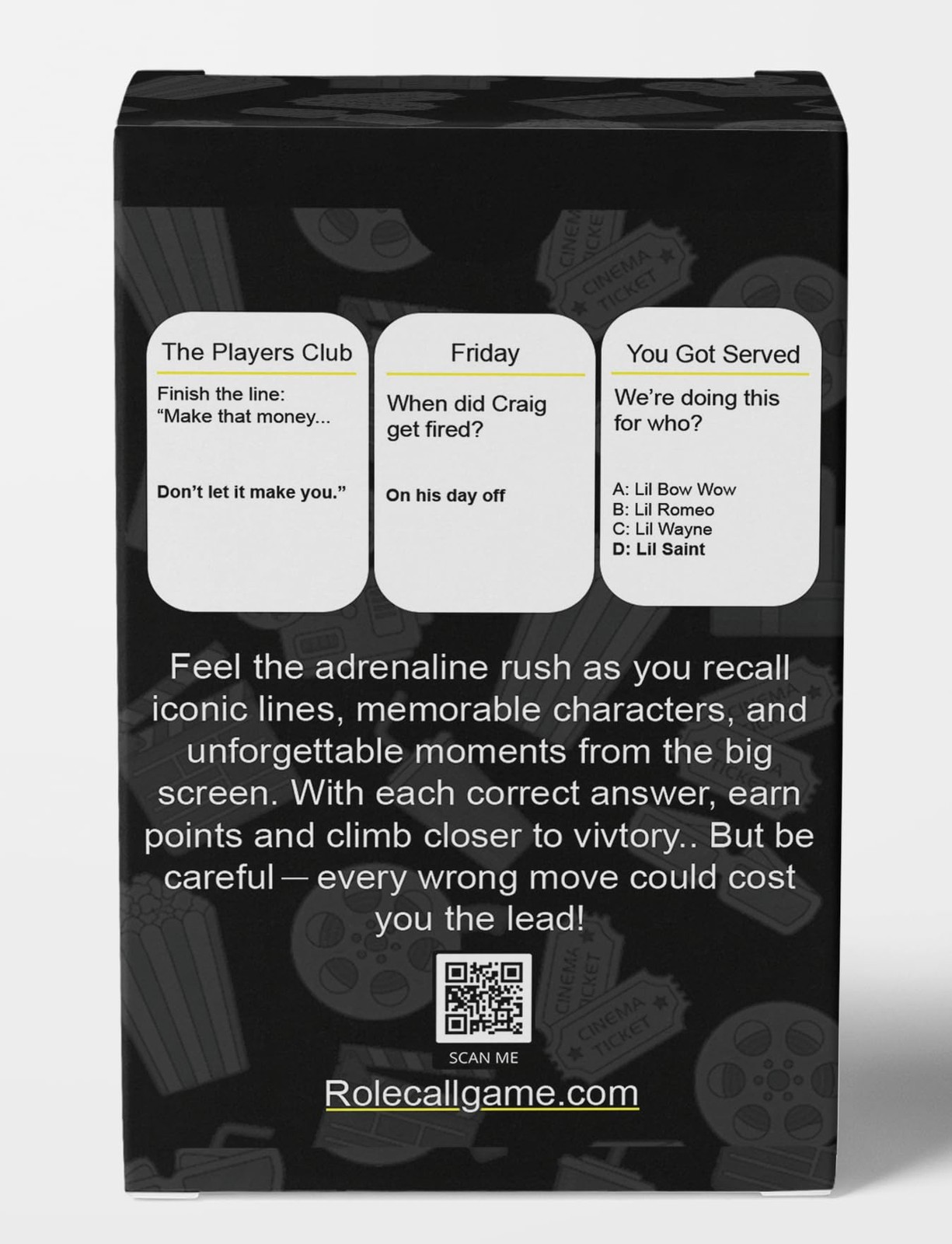 Role Call: Blackbuster Edition – Movie Trivia Game for Adults, Black Culture …