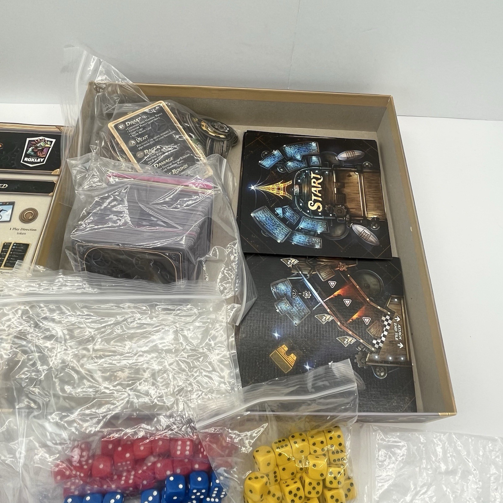 Steampunk Rally Board Game – Roxley – 100% Complete First Run