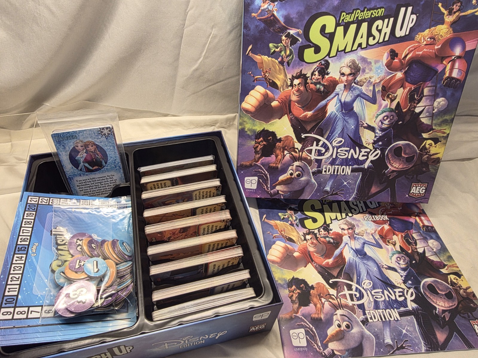 Disney Smash Up Edition Collectible Card Game Featuring Disney Characters