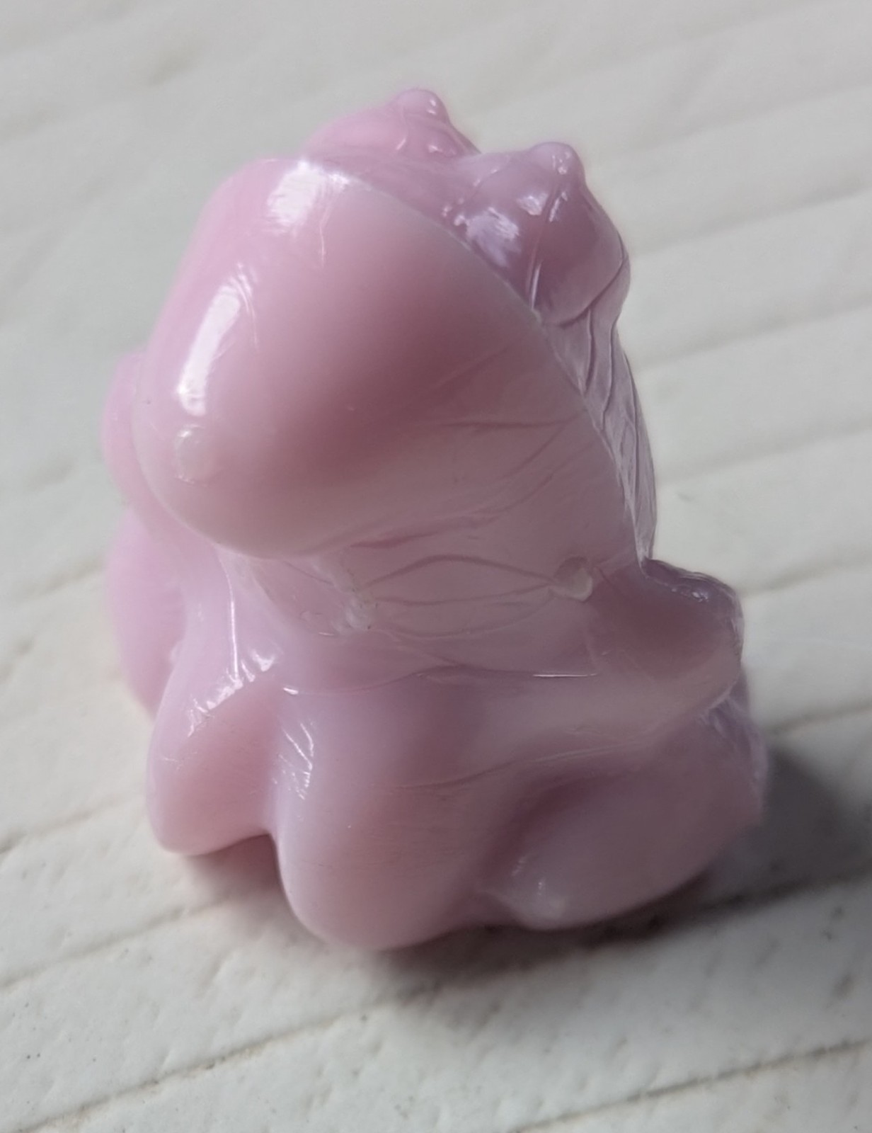 GOGO’S Vintage CRAZY BONES Solid Light Pale PINK EGGY Original 1996 Classic 1″