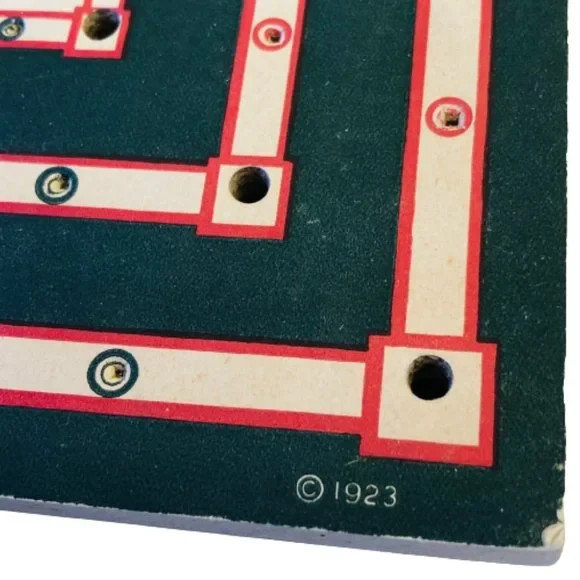 BLOX-O Peg Board Game By Lubbers & Bell From 1923 As Is