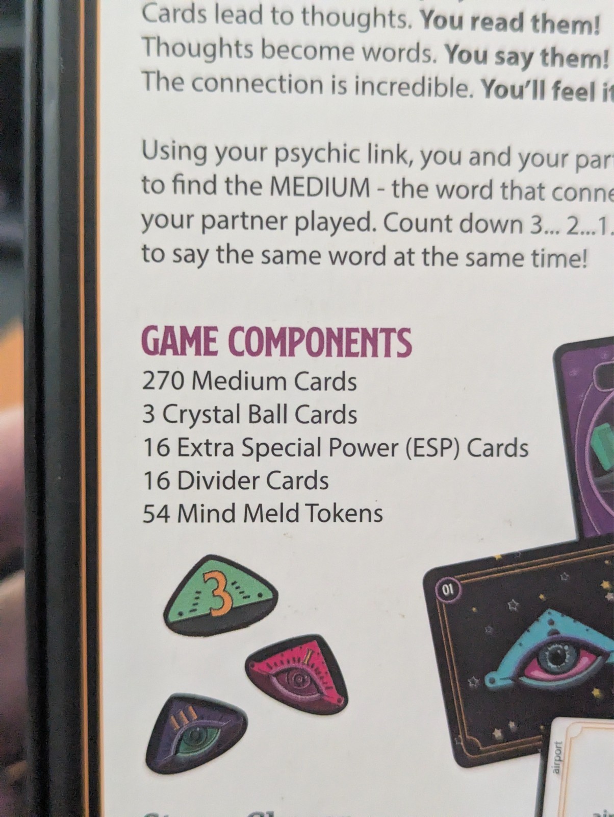 MEDIUM A Mind Reading Party Game by Greater Than Games 100% COMPLETE 2019