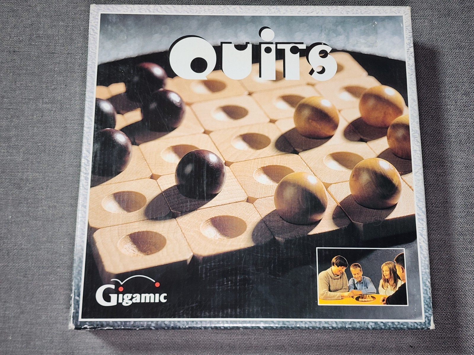 Quits Gigamic Strategy Board Game Used Complete 2001 Cannes As d’Or Family