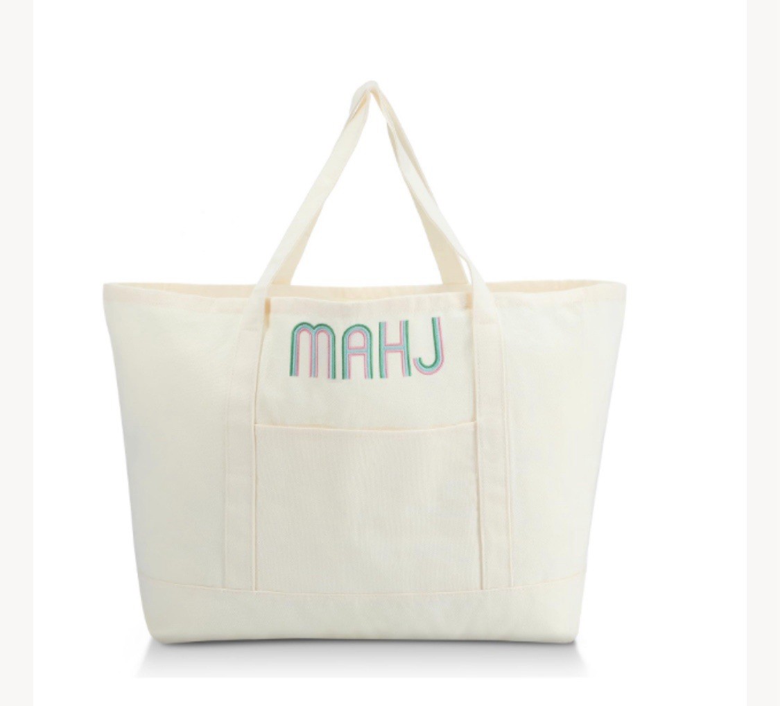 Sunnymove Mahjong Bag for American Mahjong Tiles Bag with Zipper Bag Only