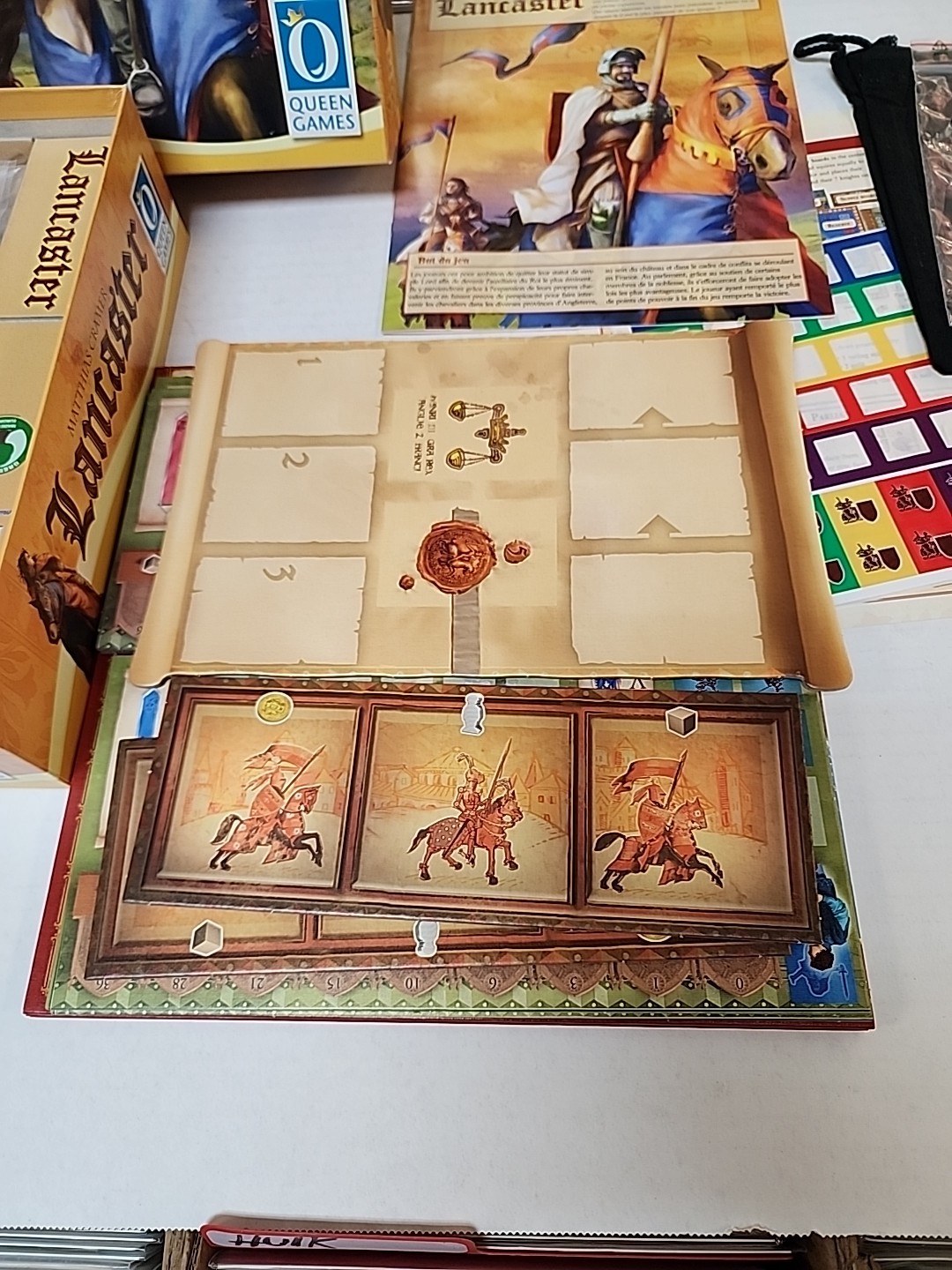Queen Games Lancaster Board Game Complete Used