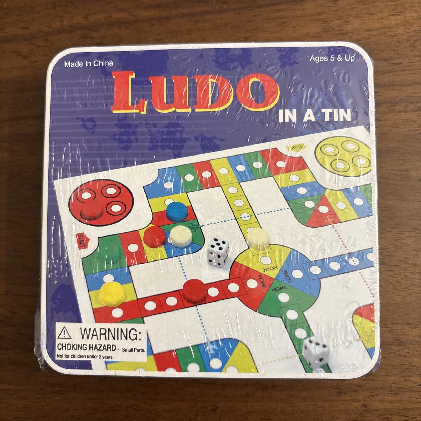 NEW LUDO IN A TIN GAME SEALED