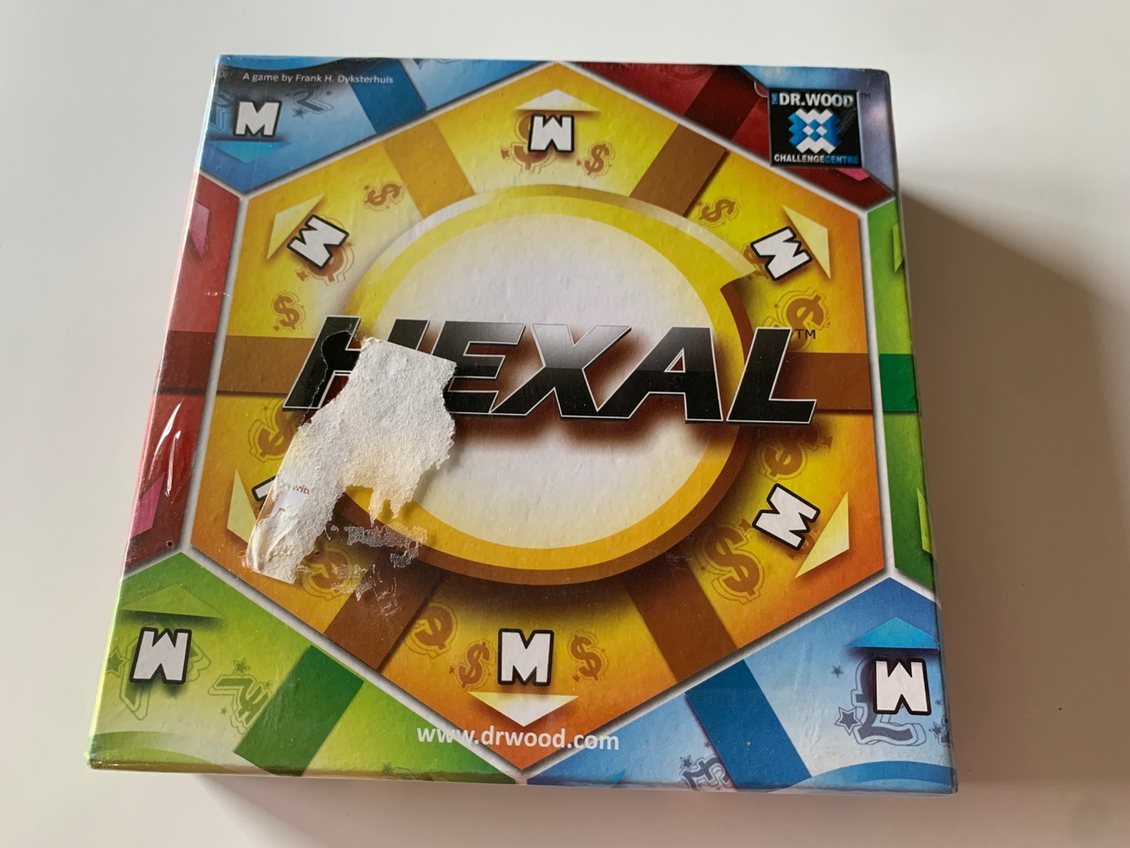 HEXAL Dr. Wood Challenge Centre Sealed Import Strategy Board Game Rare OOP