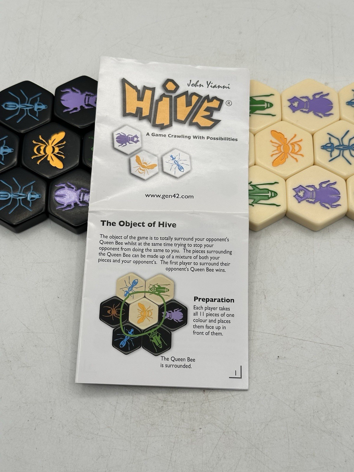 Hive A Game Crawling With Possibilities John Yianni Gen42.com Protect The Queen