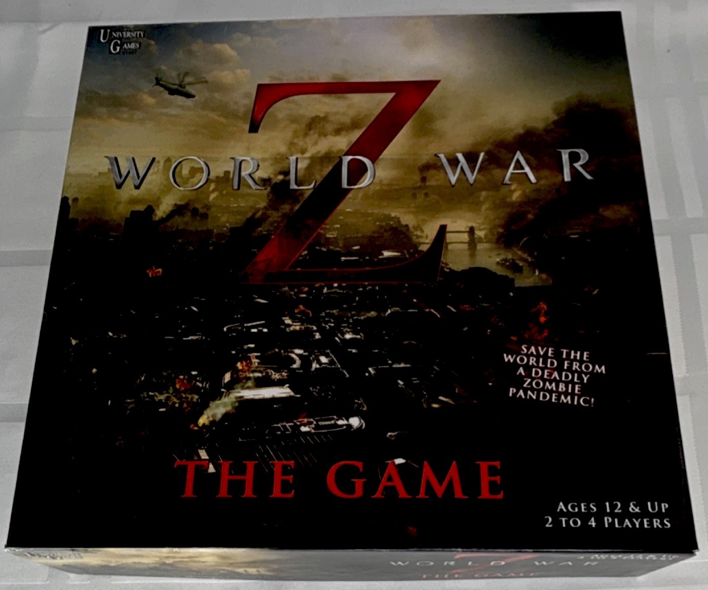 University Games World War Z Board Game Dice Tokens Cards Ages 12+ 2-4 Players