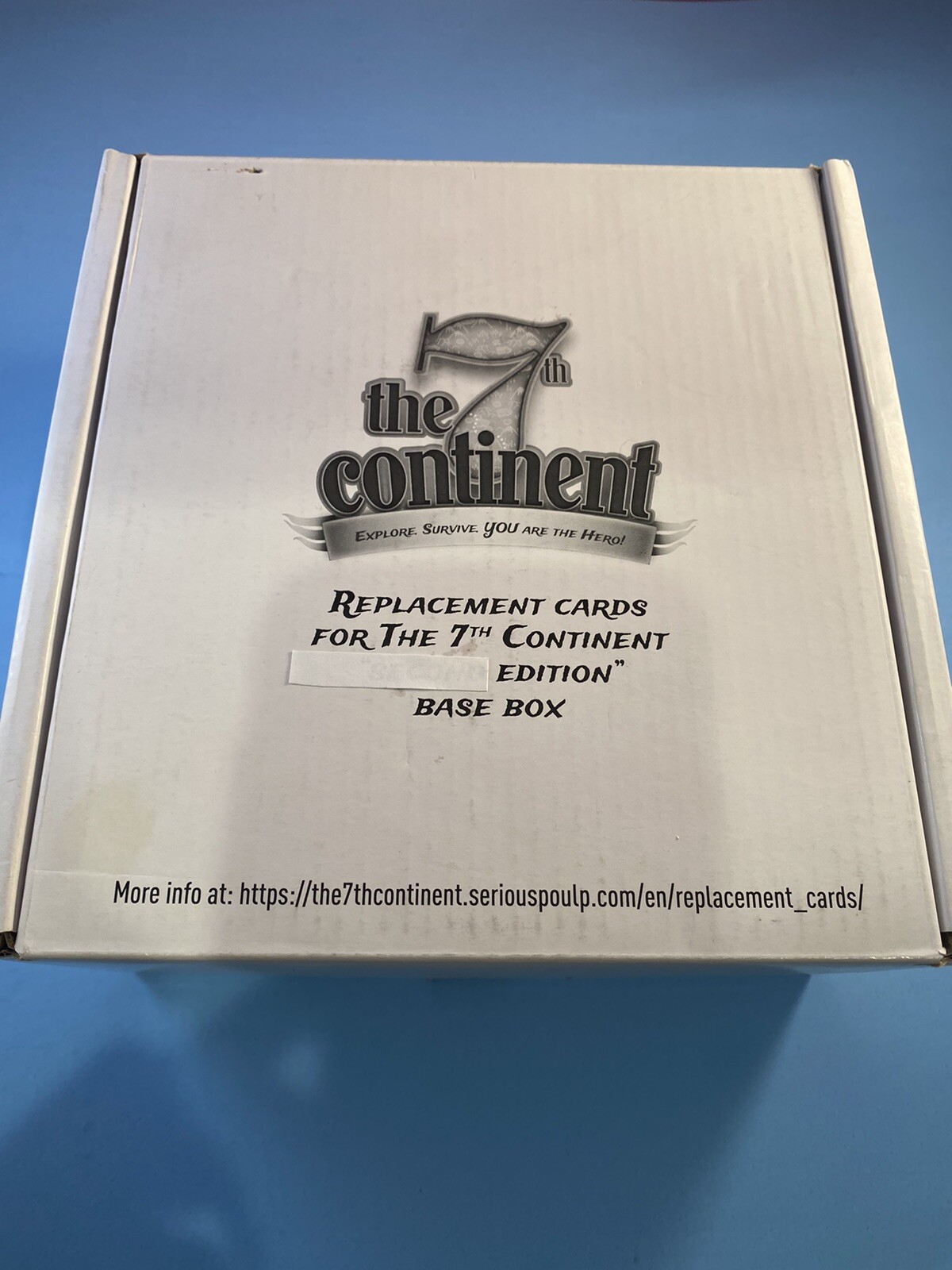 The 7TH CONTINENT Board Game Replacement Cards 2nd Edition Base Box EXTRAS