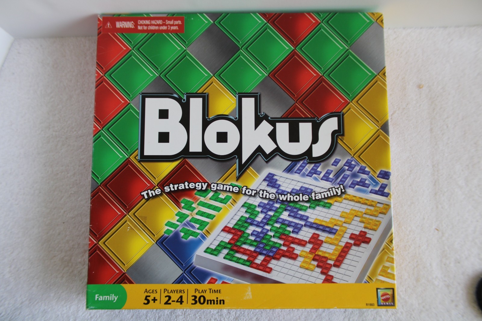 Blokus Strategy Game for Whole Family Mattel R1983 Pre-owned 2009 Complete
