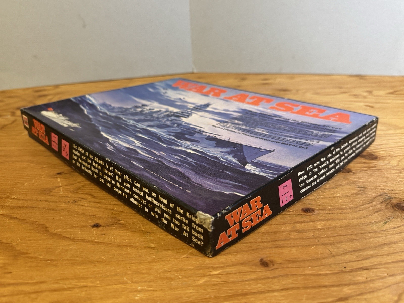 WAR AT SEA Avalon Hill 1976 Complete – Unpunched