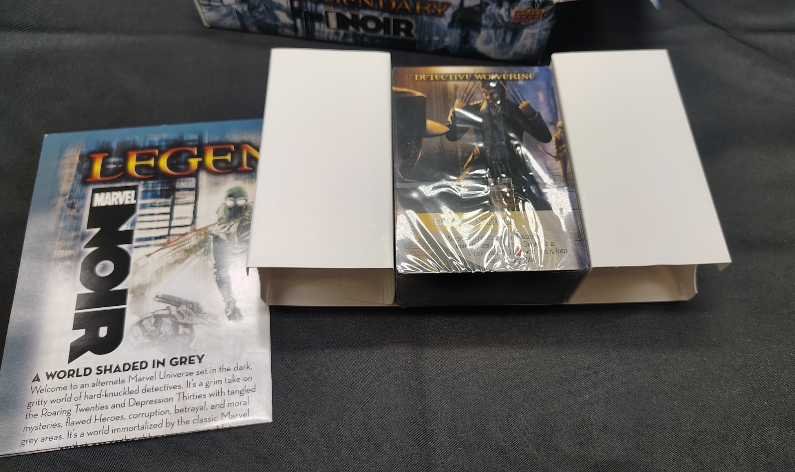 Legendary Marvel Deck Building Game – Marvel Noir expansion — Open but unplayed