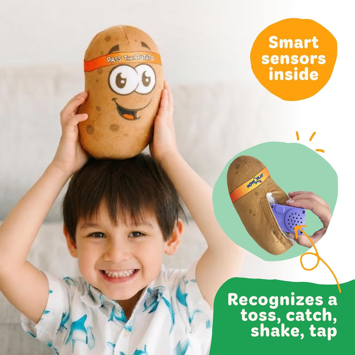 Move2Play, Pass The Potato | Hilariously Wild & Fun Kids Game | Easter Gift for