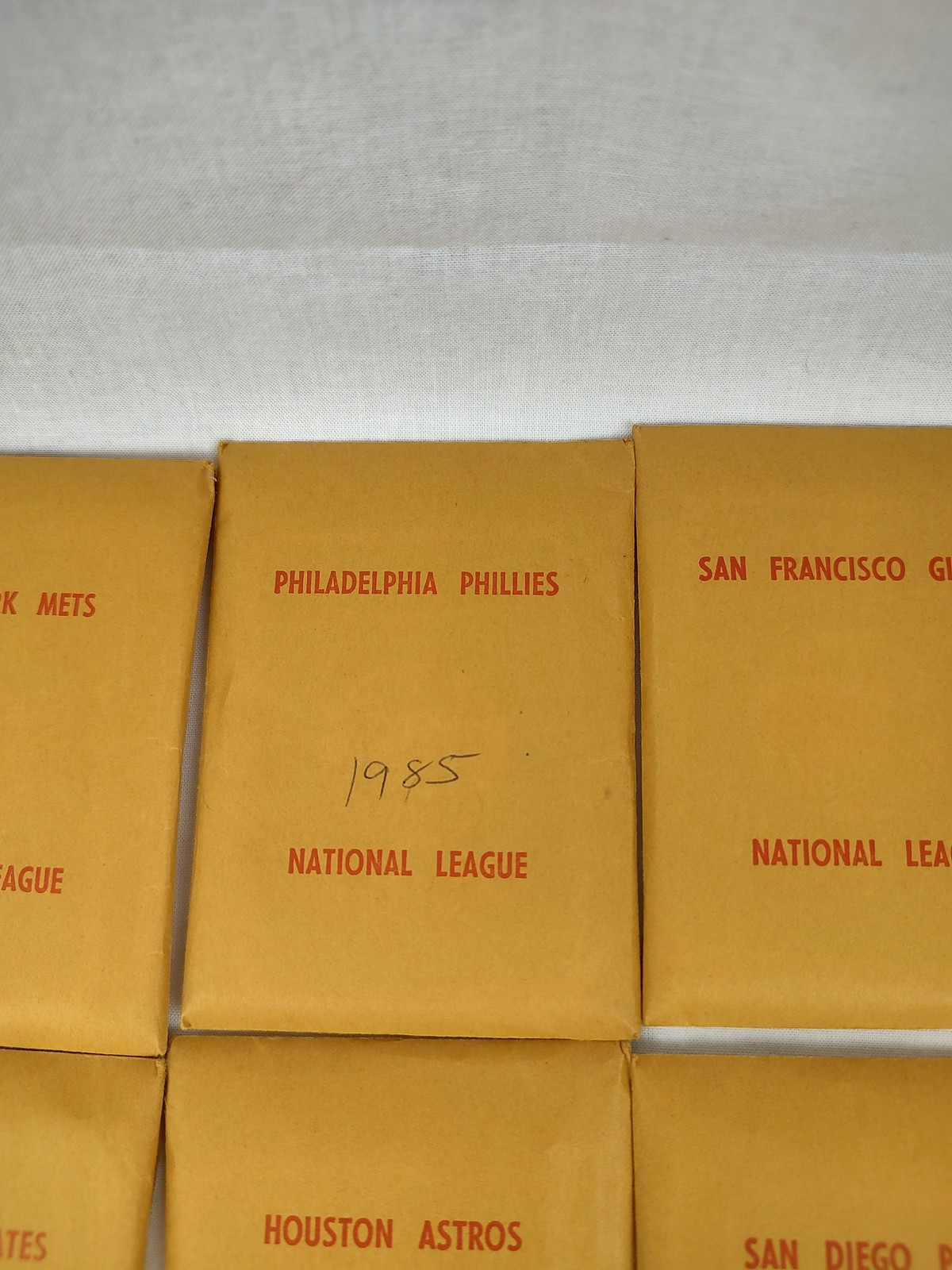 Vintage APBA Baseball 1985 Season Complete 26 MLB Teams Player Cards With XB Set