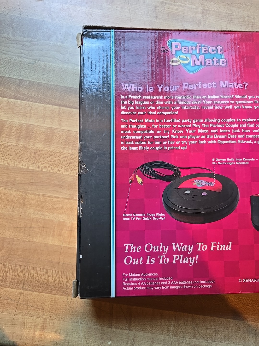 The Perfect Mate Wireless Video Game TV Plug In NEW In Box 2005 Up To 8 Players