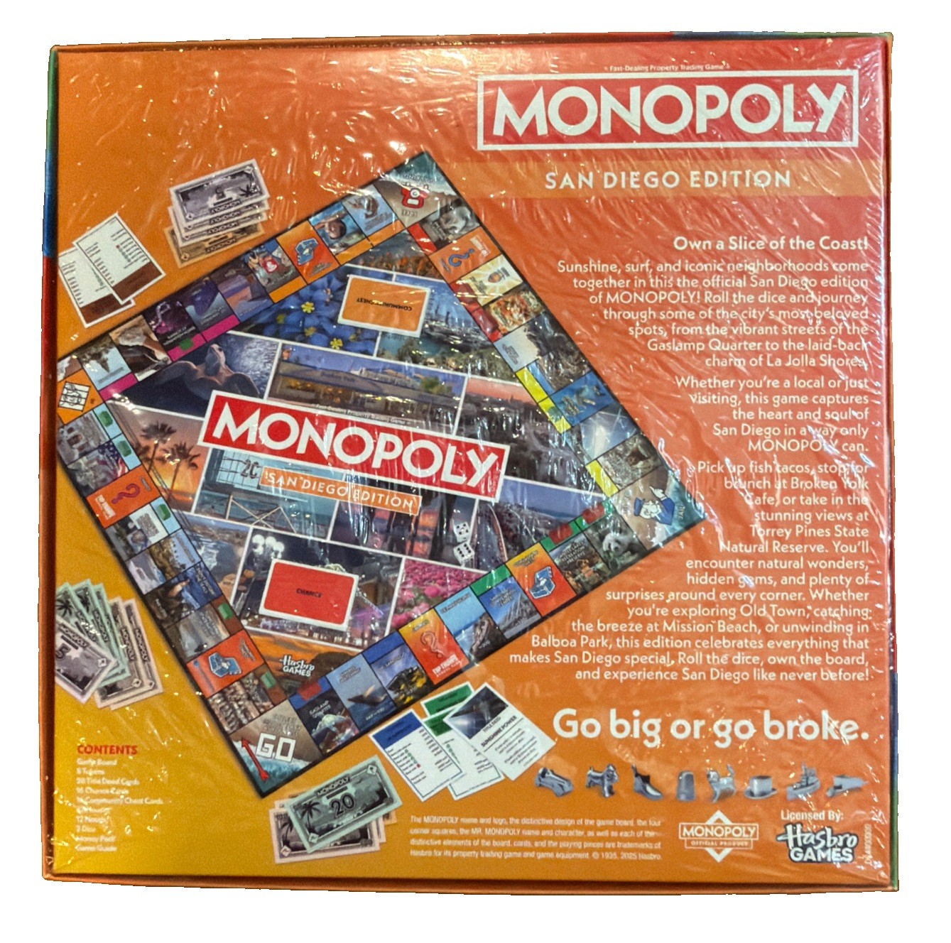 Monopoly San Diego CA Board Game USA City Edition – New & Sealed