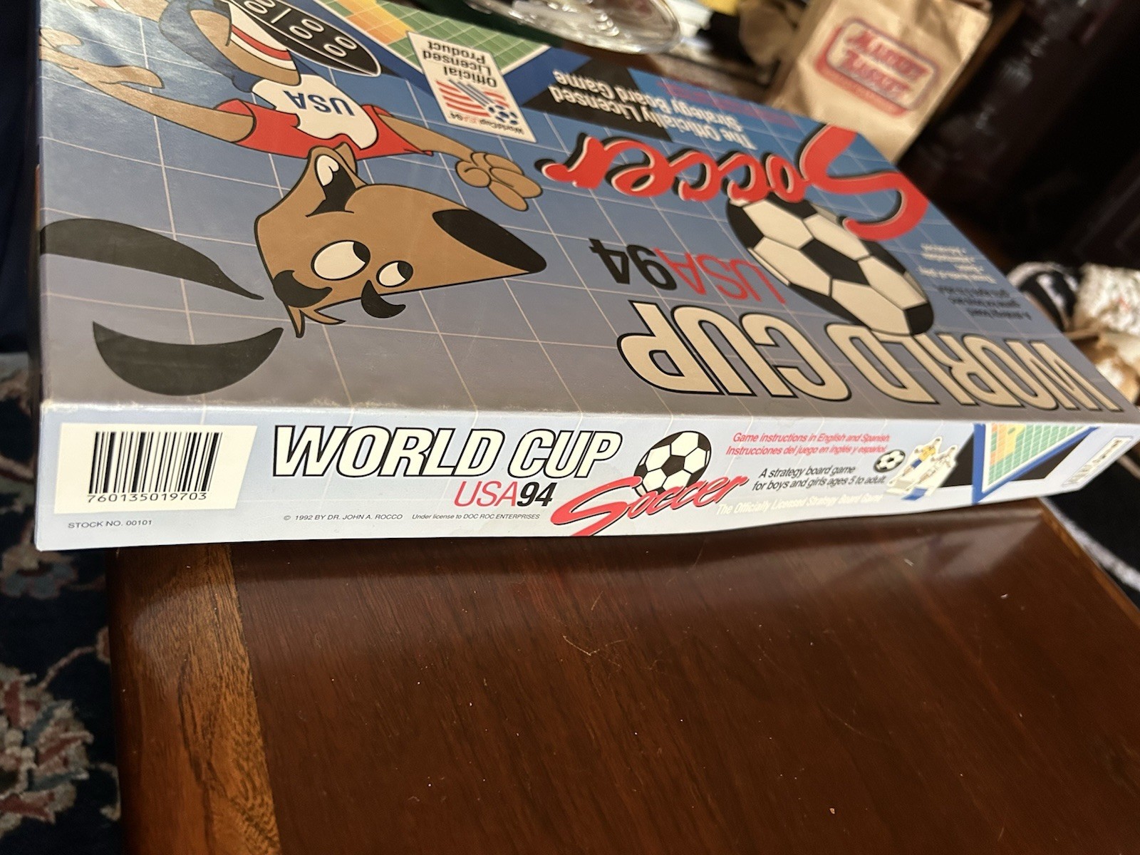 World Cup USA 94 Soccer Strategy Board Game Vintage 1992 Official Unplayed