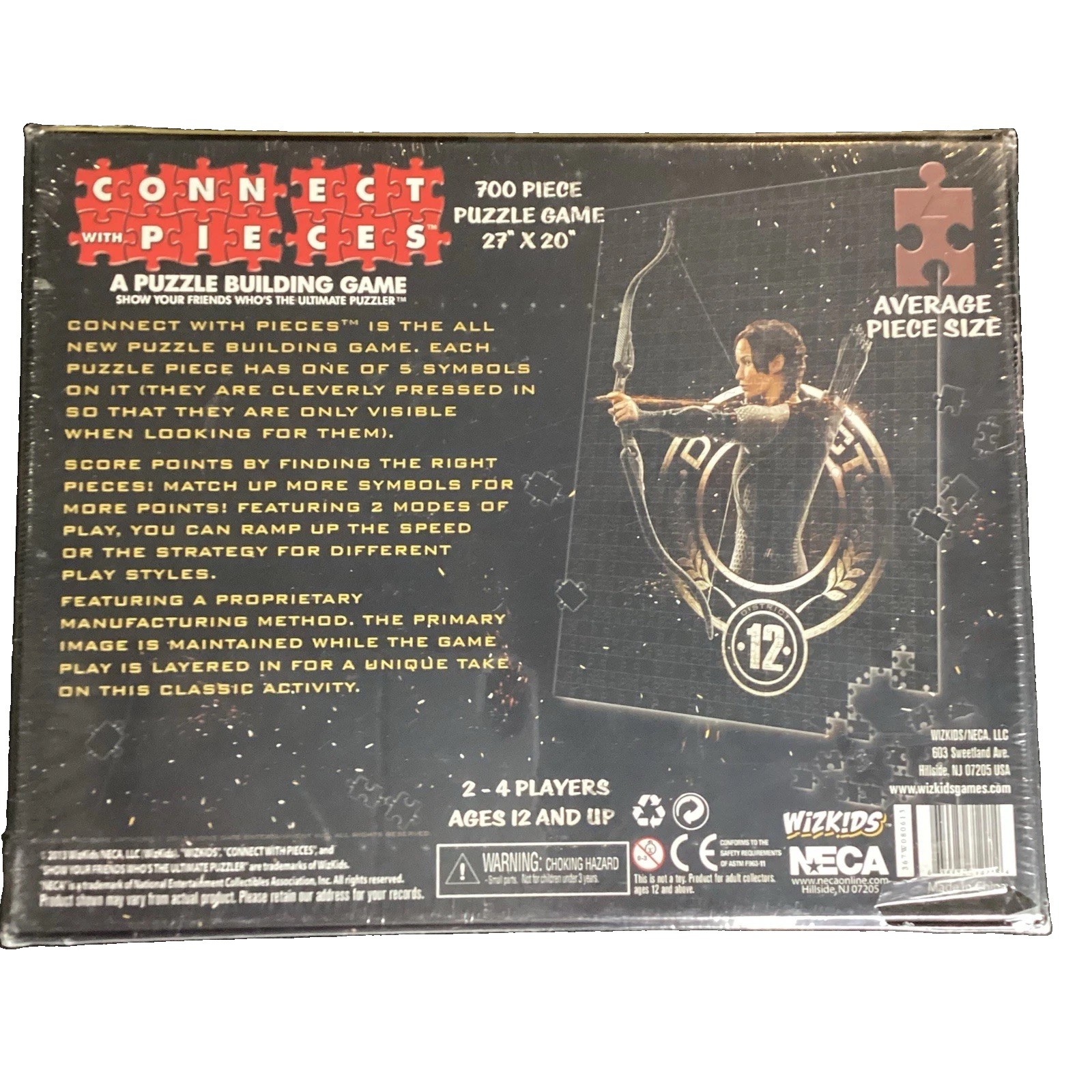 NEW The Hunger Games Catching Fire 700pc Puzzle Building Game Neca Wizkids