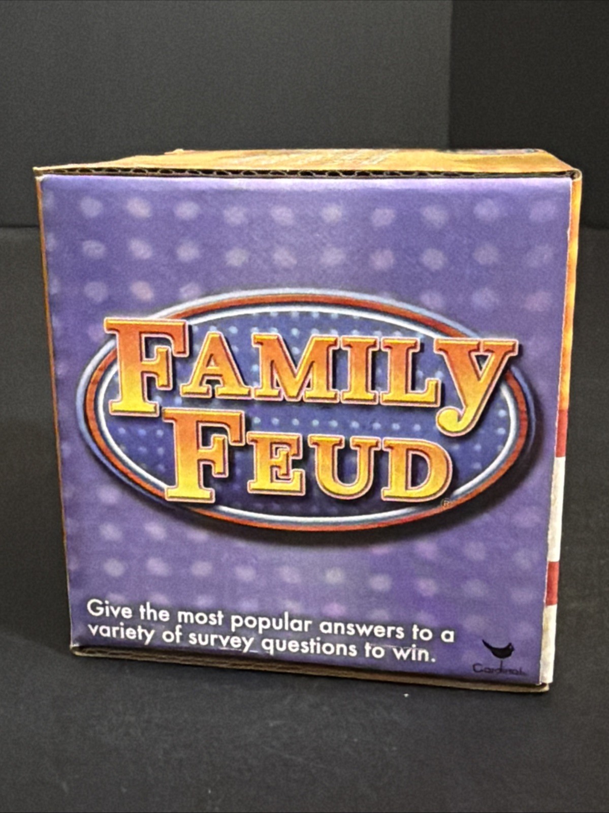 Cardinal Family Feud Boxed Card Game, 57 Cards, TV Game Show, Age 12+