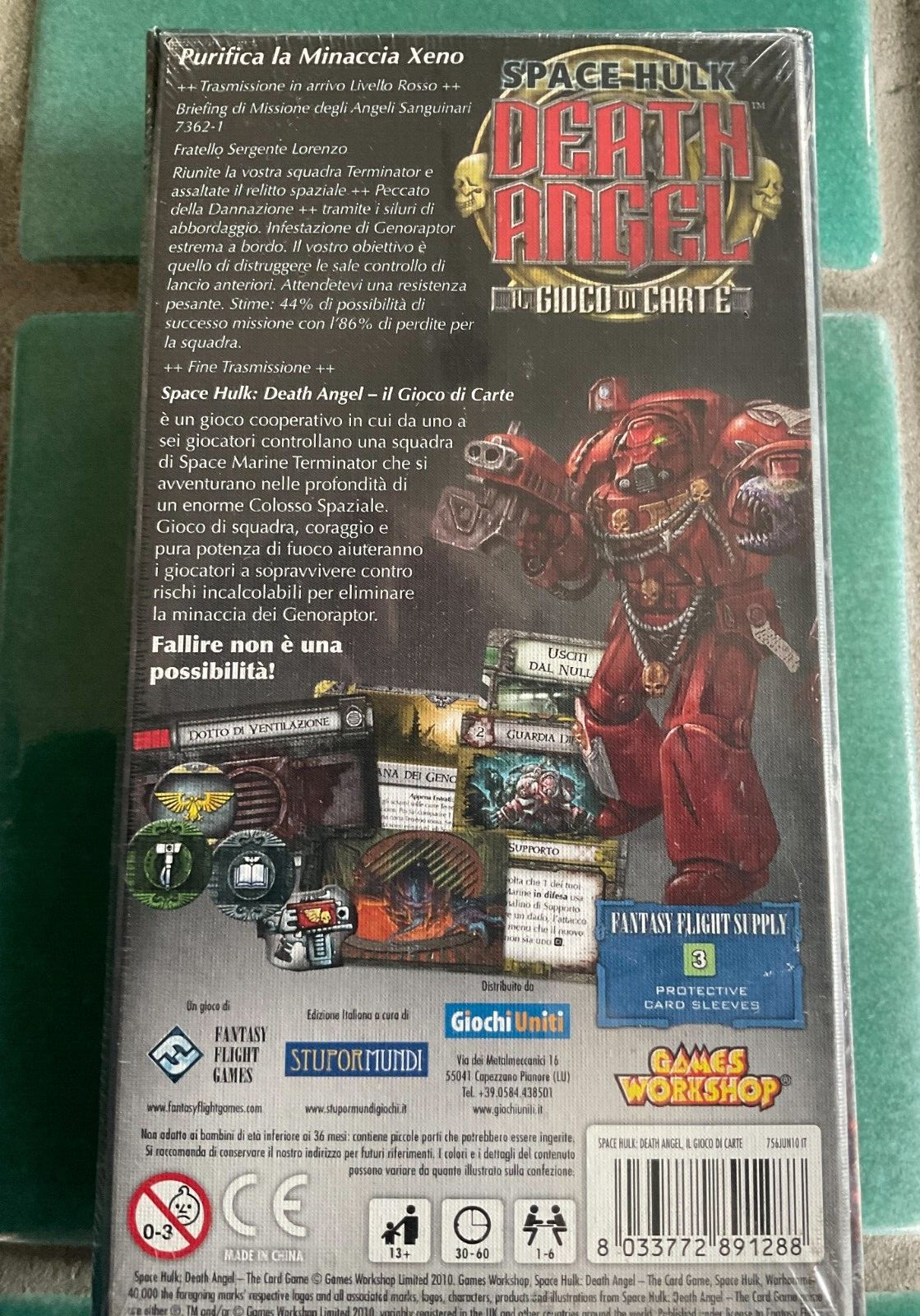 Space Hulk DEATH ANGEL Il Gioco Di Carte ITALIAN Edition Warhammer 40K in shrink
